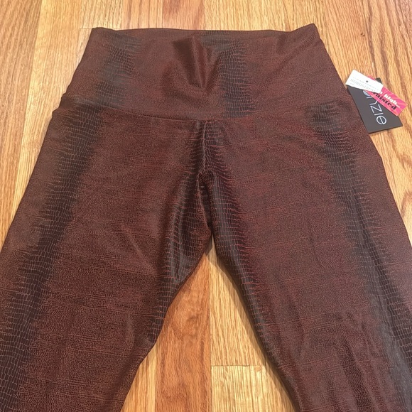 Onzie High Waist Snakeskin Leggings - Picture 2 of 5